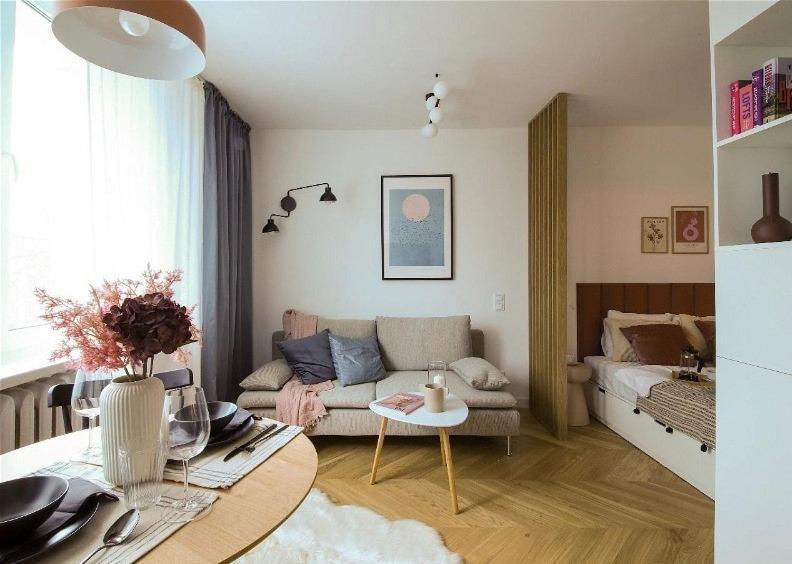 Designer Studio With Bedroom Near Old Town Dubois Warszawa Exteriör bild